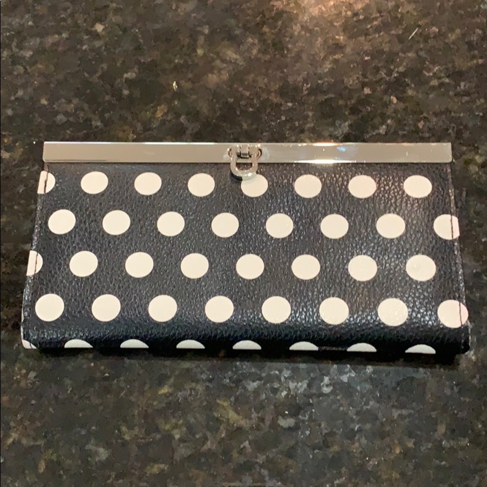 Polka dot wallet